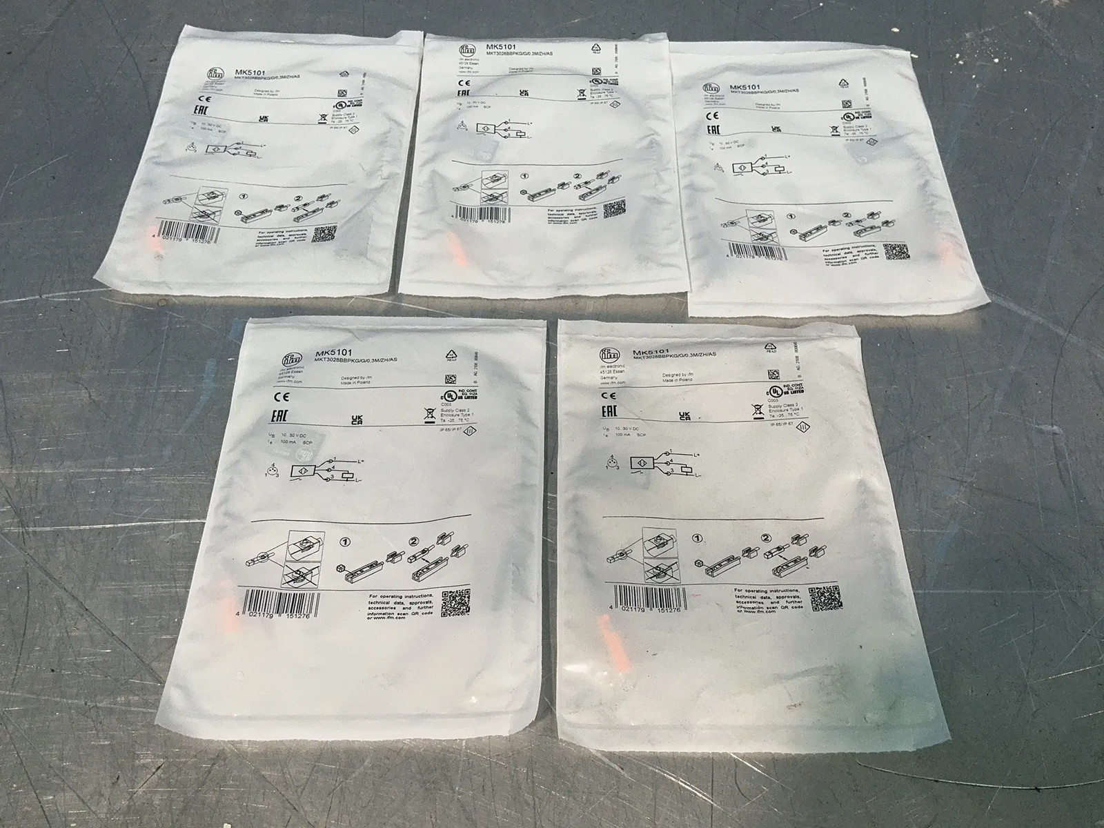 IFM T-SLOT CYLINDER SENSORS MK5101