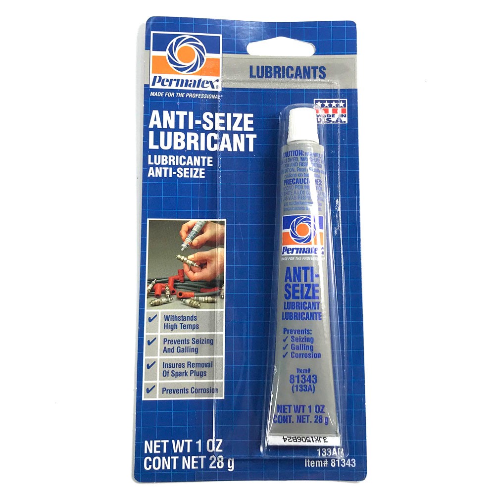 Permatex Anti-Seize Compound 81343; 1oz Squeeze Tube Aluminum, Copper, Graphite