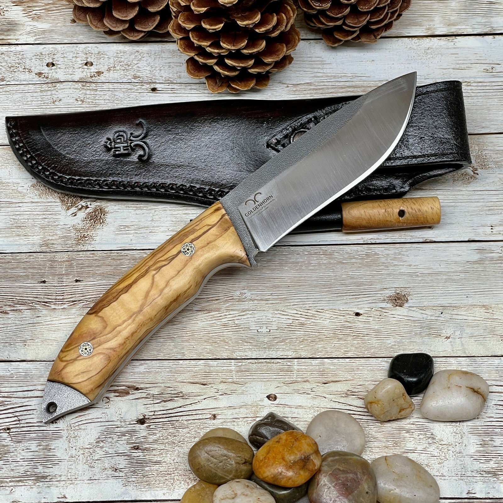 Camping Knife, Outdoor Knife, Hunting Knife, Handmade Knife, N690 Bohler Steel