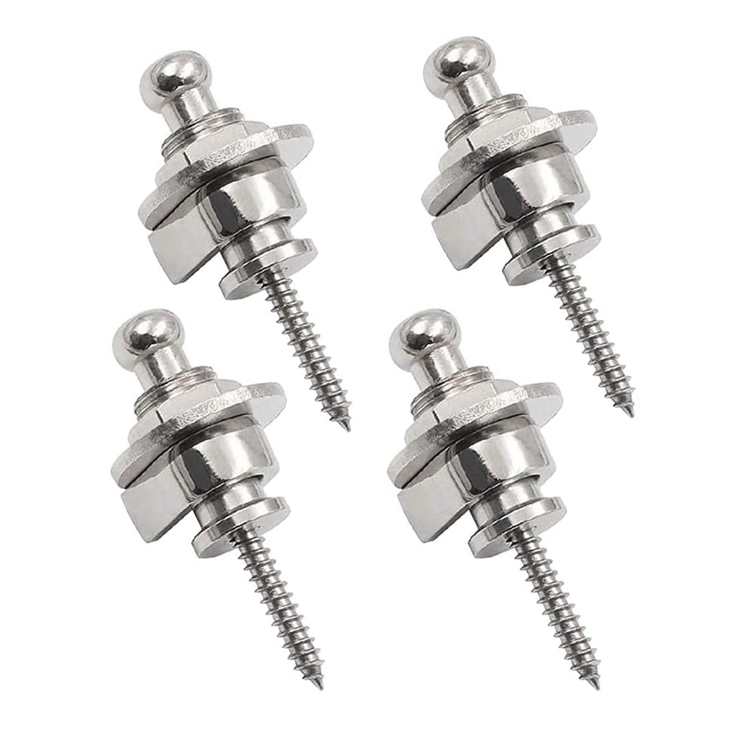 4Pcs Guitar Strap Locks Set, Quick Release Security Guitar Straplock Button f...