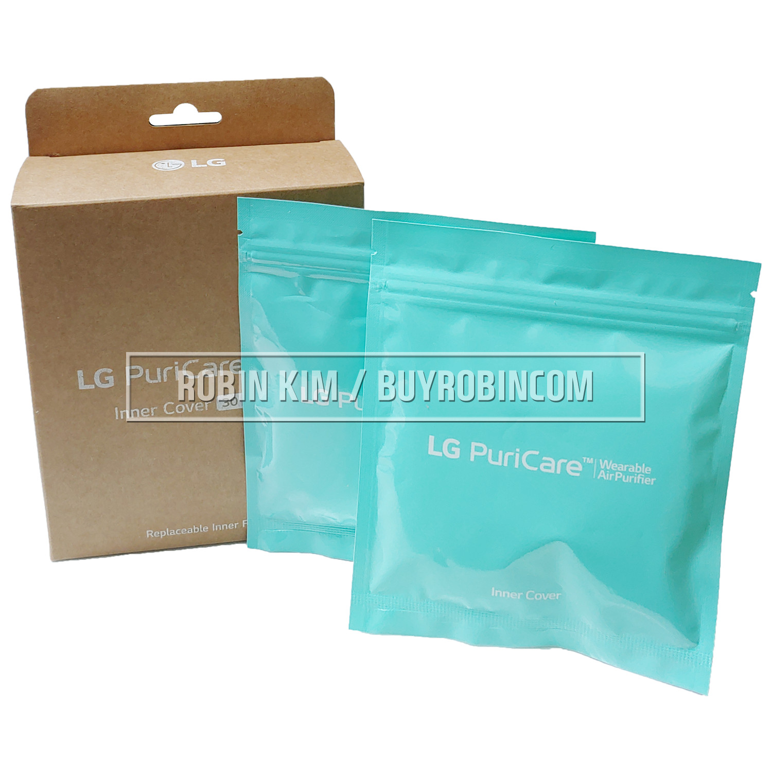 [KR] LG Genuine Part 30pcs Inner Cover for PuriCare Wearable Air Purifier 1/2