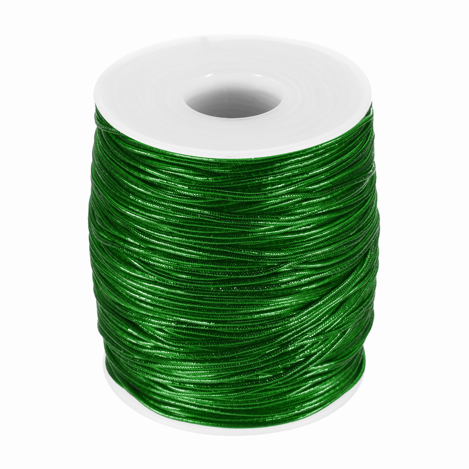 1.5mm Metallic Elastic Cords,Green, 109 Yards Each
