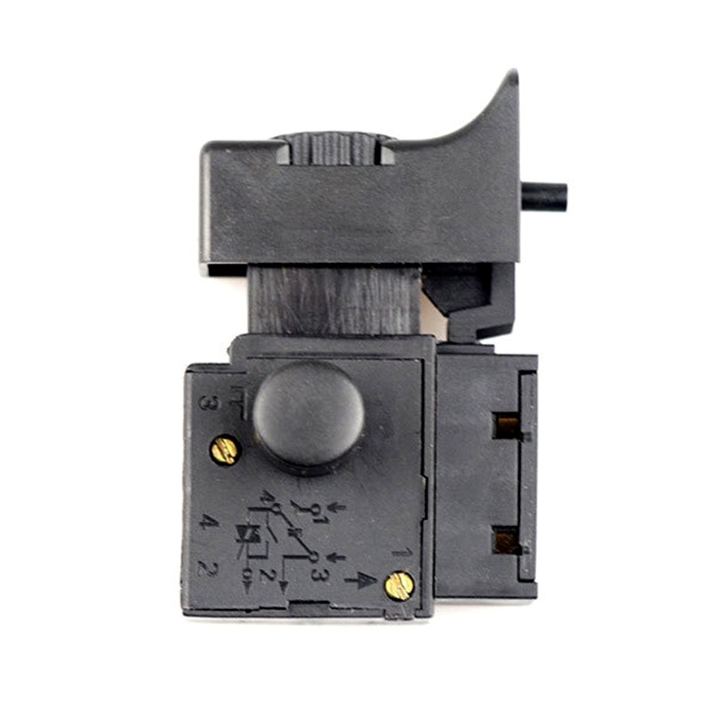 Speed Regulating Switch FA2-6/1BEK Lock on Power Tool Electric Drill Speed