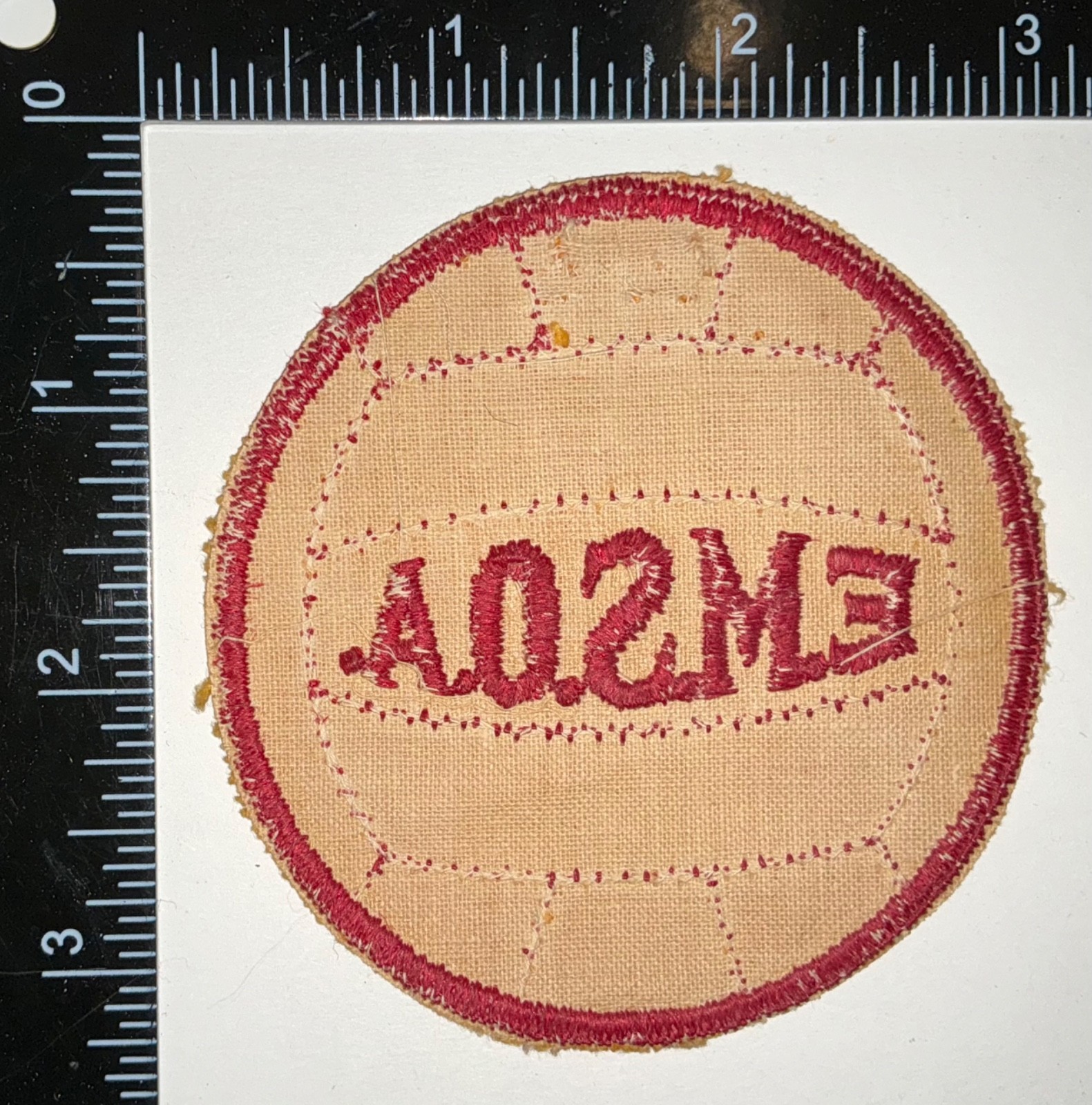 VINTAGE Eastern Massachusetts Soccer Officials' Association Patch