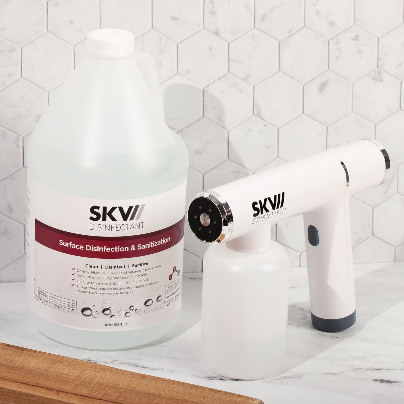 SKV Cordless Atomizing Sprayer 360° Disinfection Handheld Rechargeable