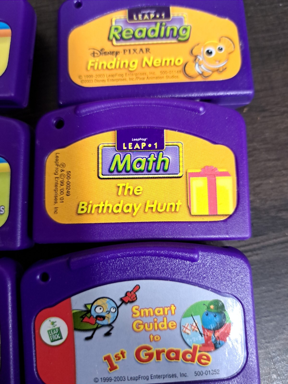 Lot of 7 Leap Frog LeapPad Phonics Reading Math Finding Nemo