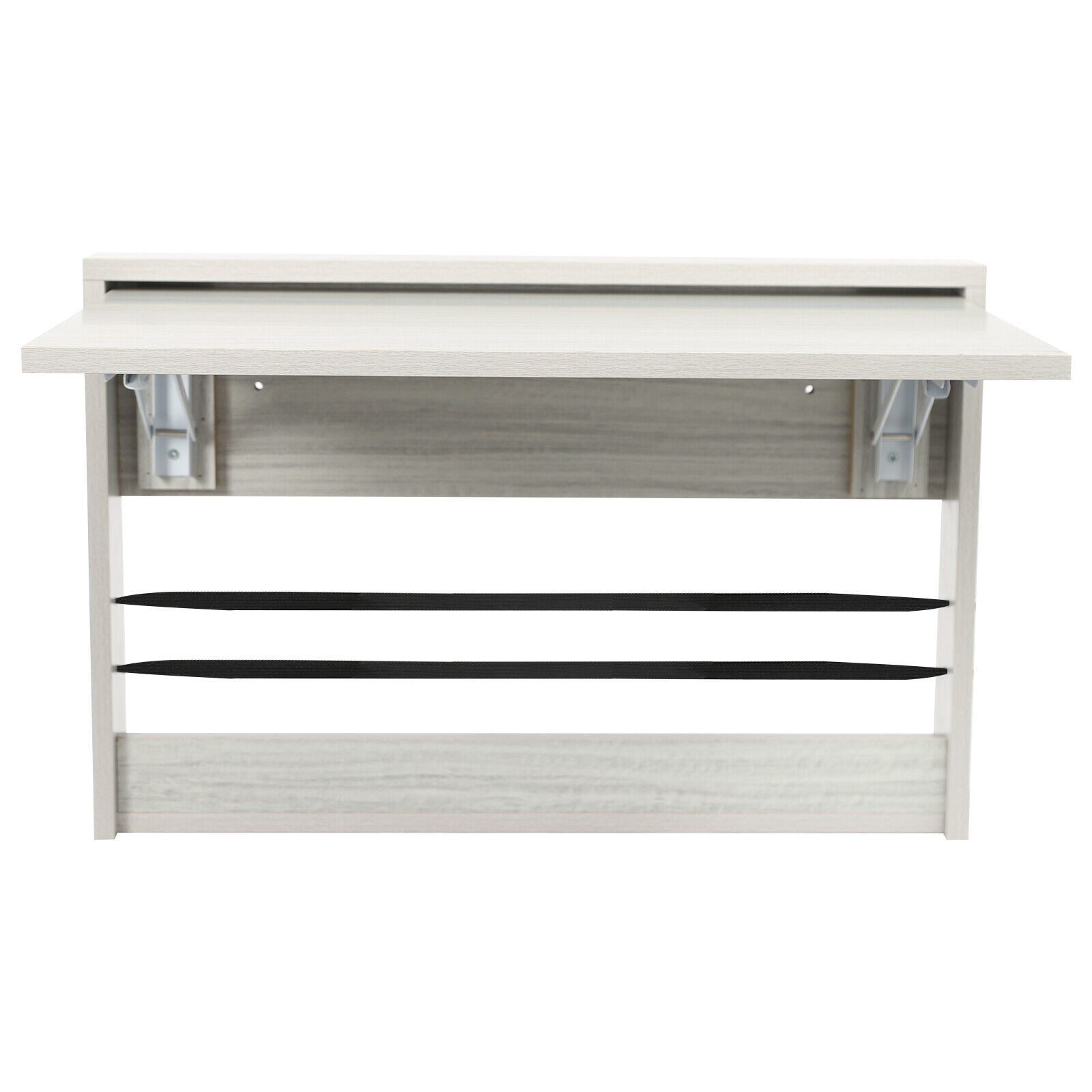 Folding Wall Table, Light Gray Fold Down Table Wall Mounted For Workbench, Home