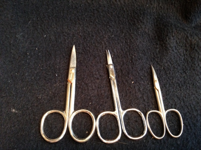 GERMANY SCISSORS SET OF 3 GRADUATED EMBROIDERY SEWING CUTTERS
