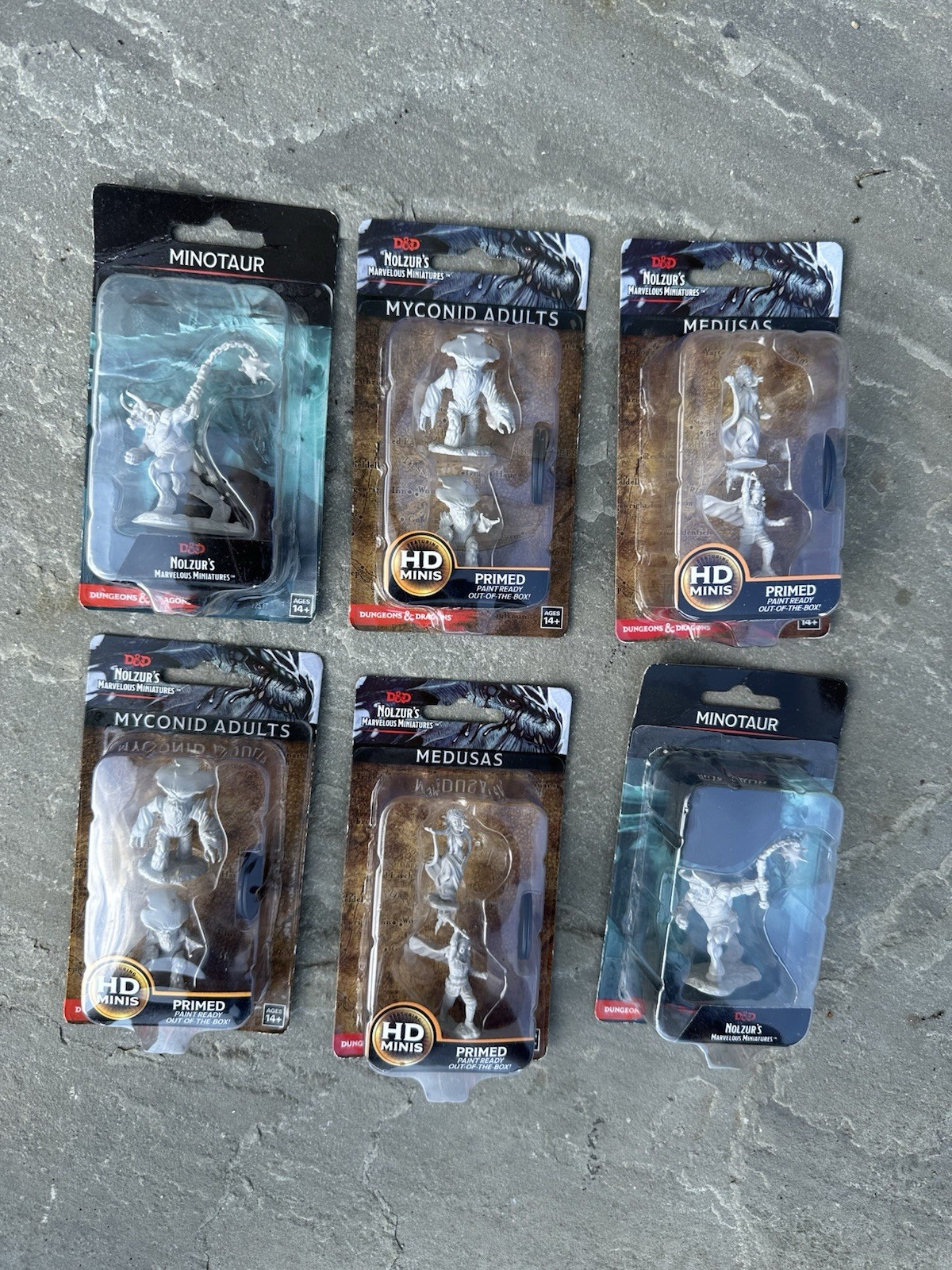 Dungeons & Dragons Nolzur's Marvelous Miniatures: Human Wizard 6 sets new