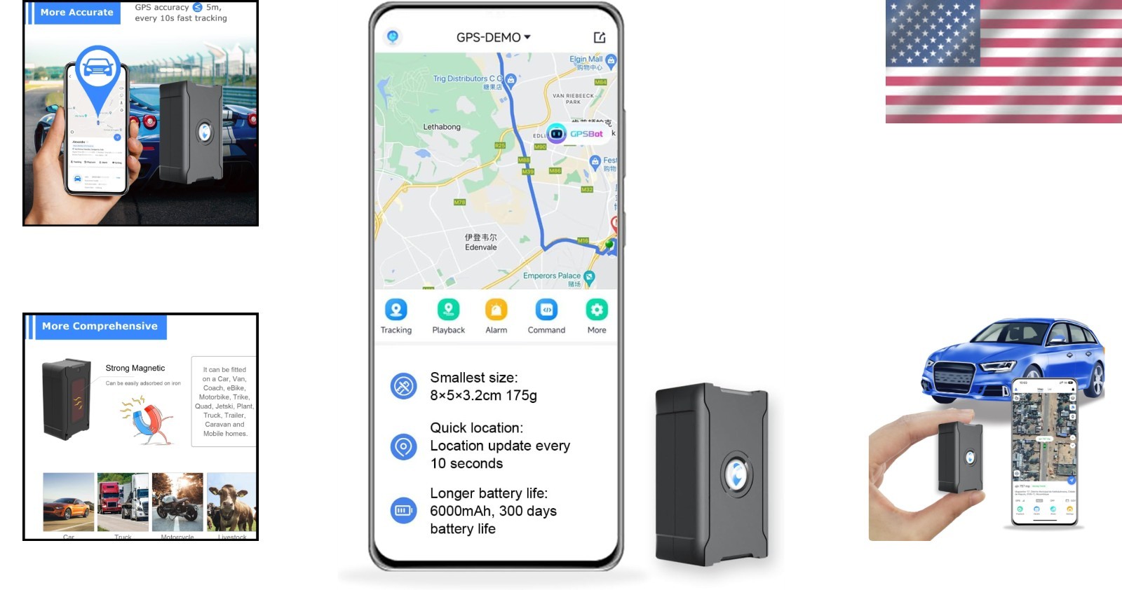 Advanced GPS Tracker with 90 Days Battery Life - Real-Time Tracking Solution