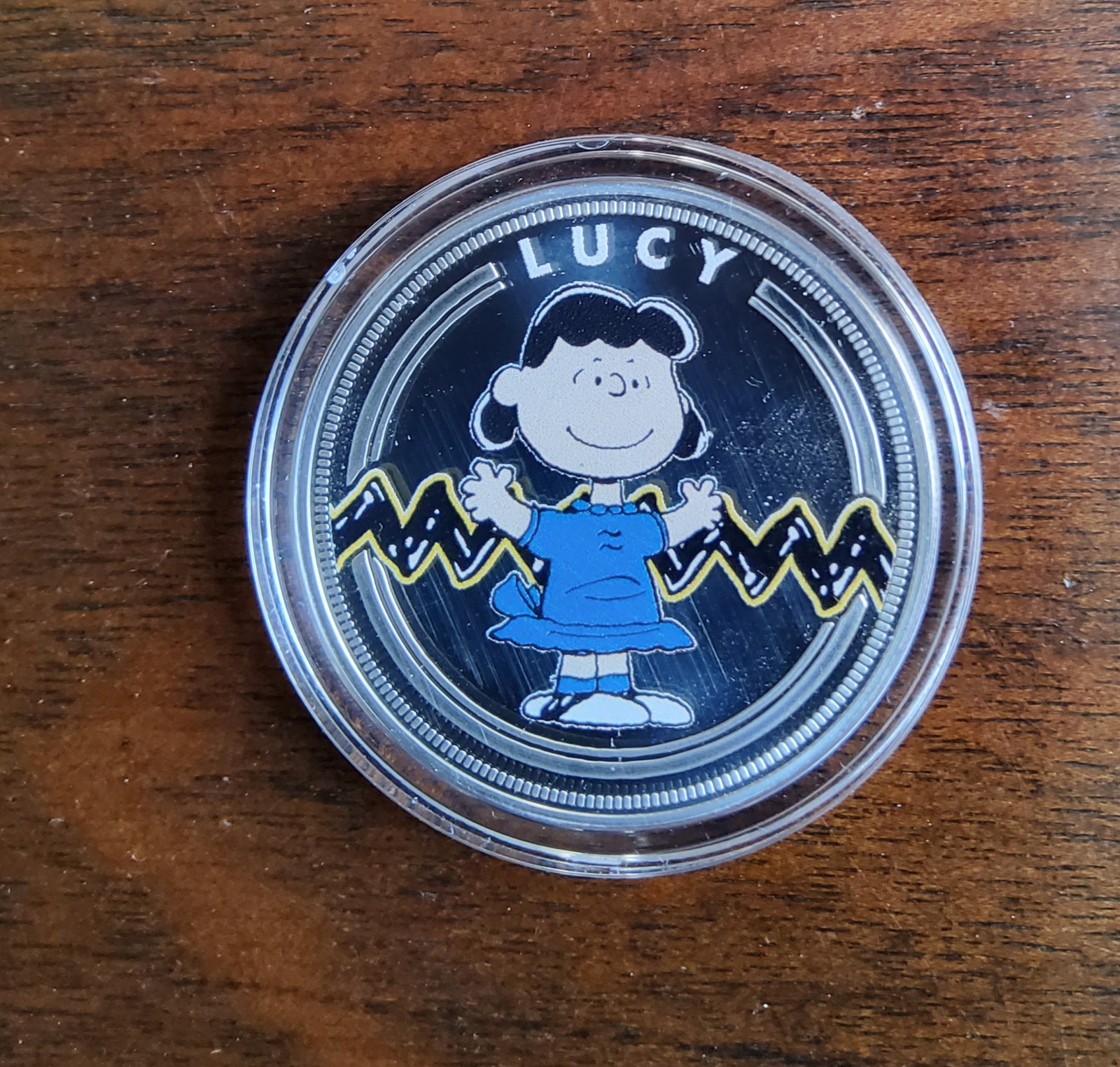 Lucy Coin Peanuts Schulz Est 1950 Colorized
