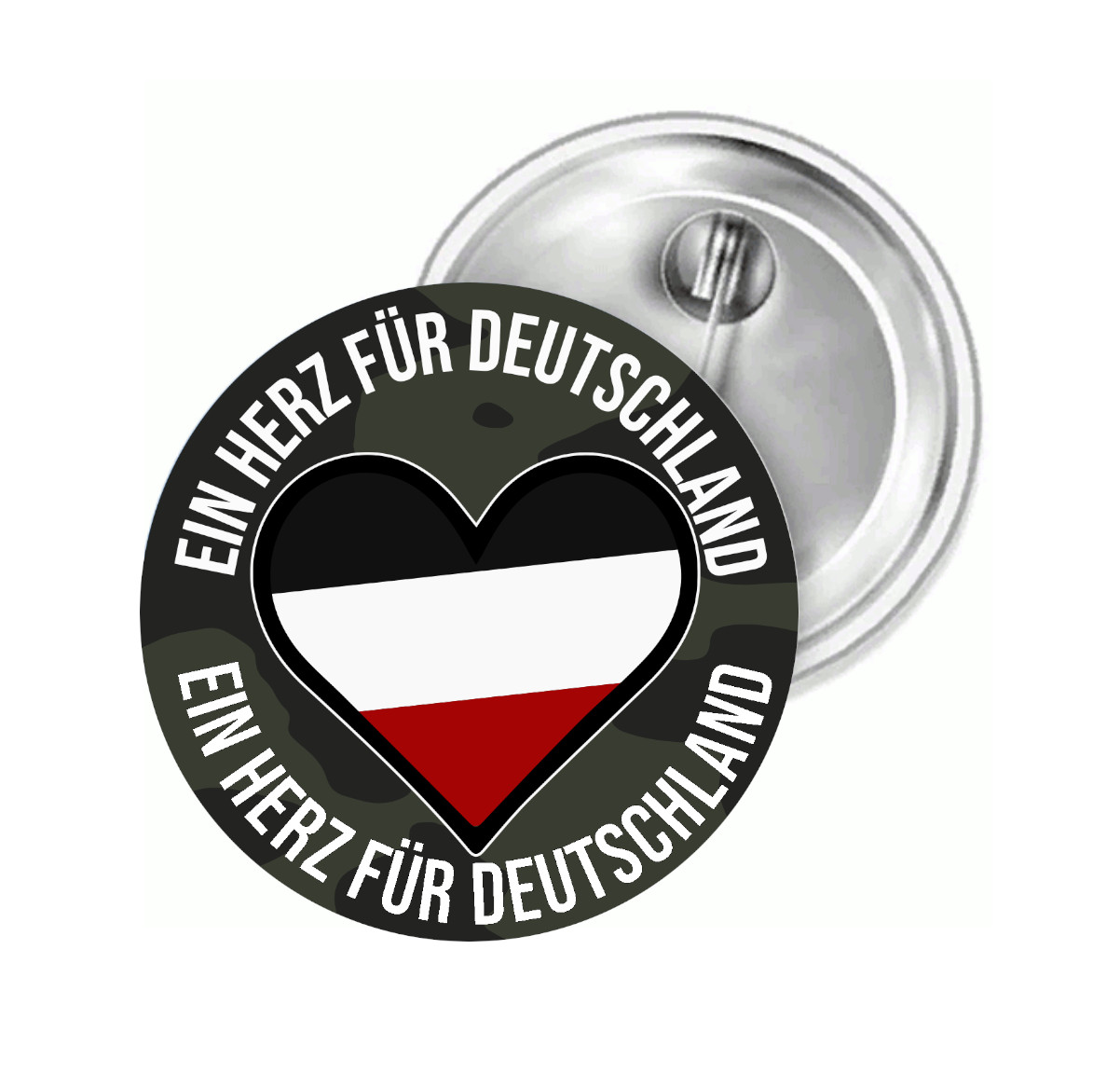 A Heart for Germany I SWR Button Badge Sticker Car Magnetic Patch