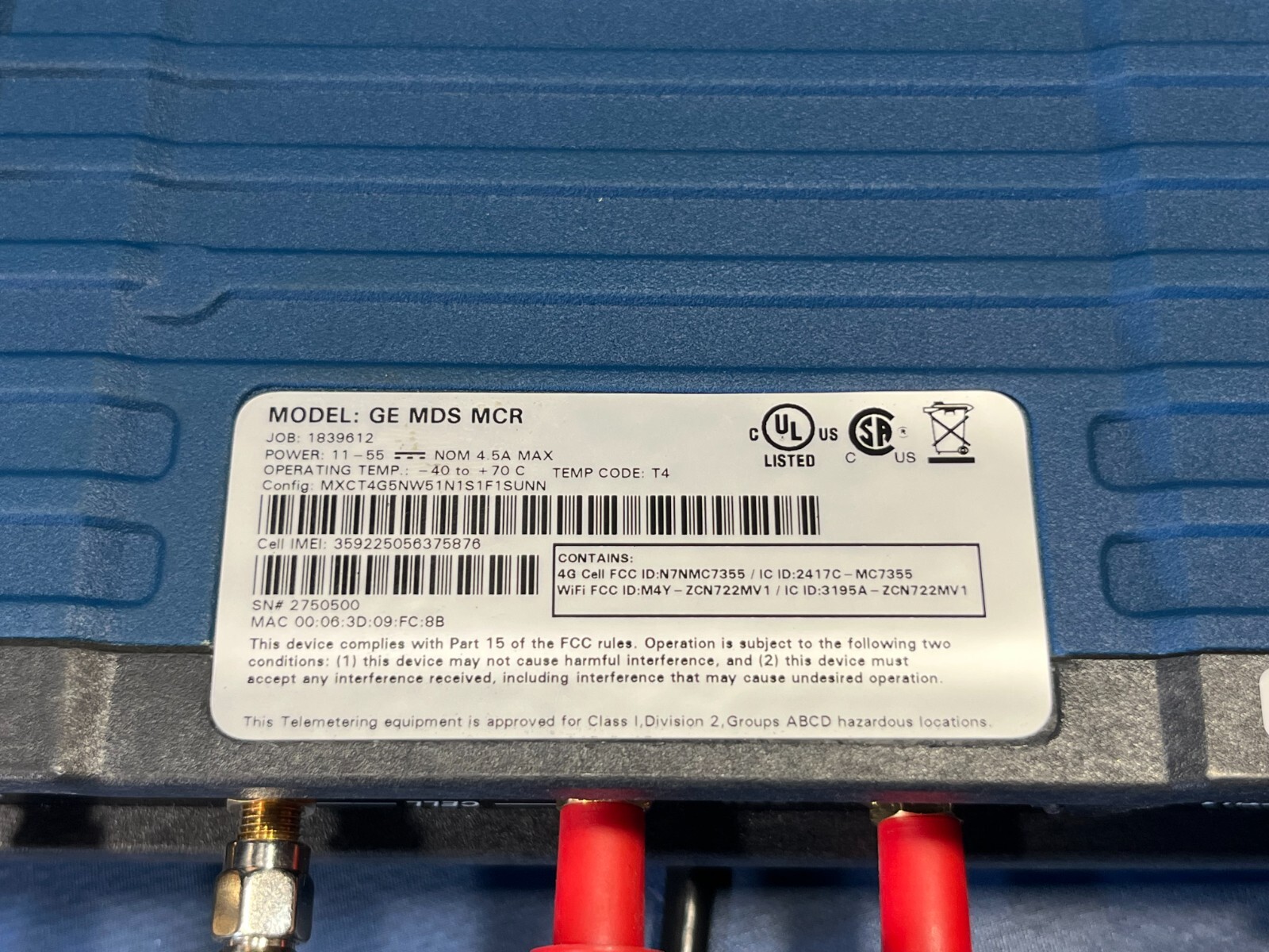 GE MDS ORBIT MCR MULTI SERVICE CONNECT ROUTER