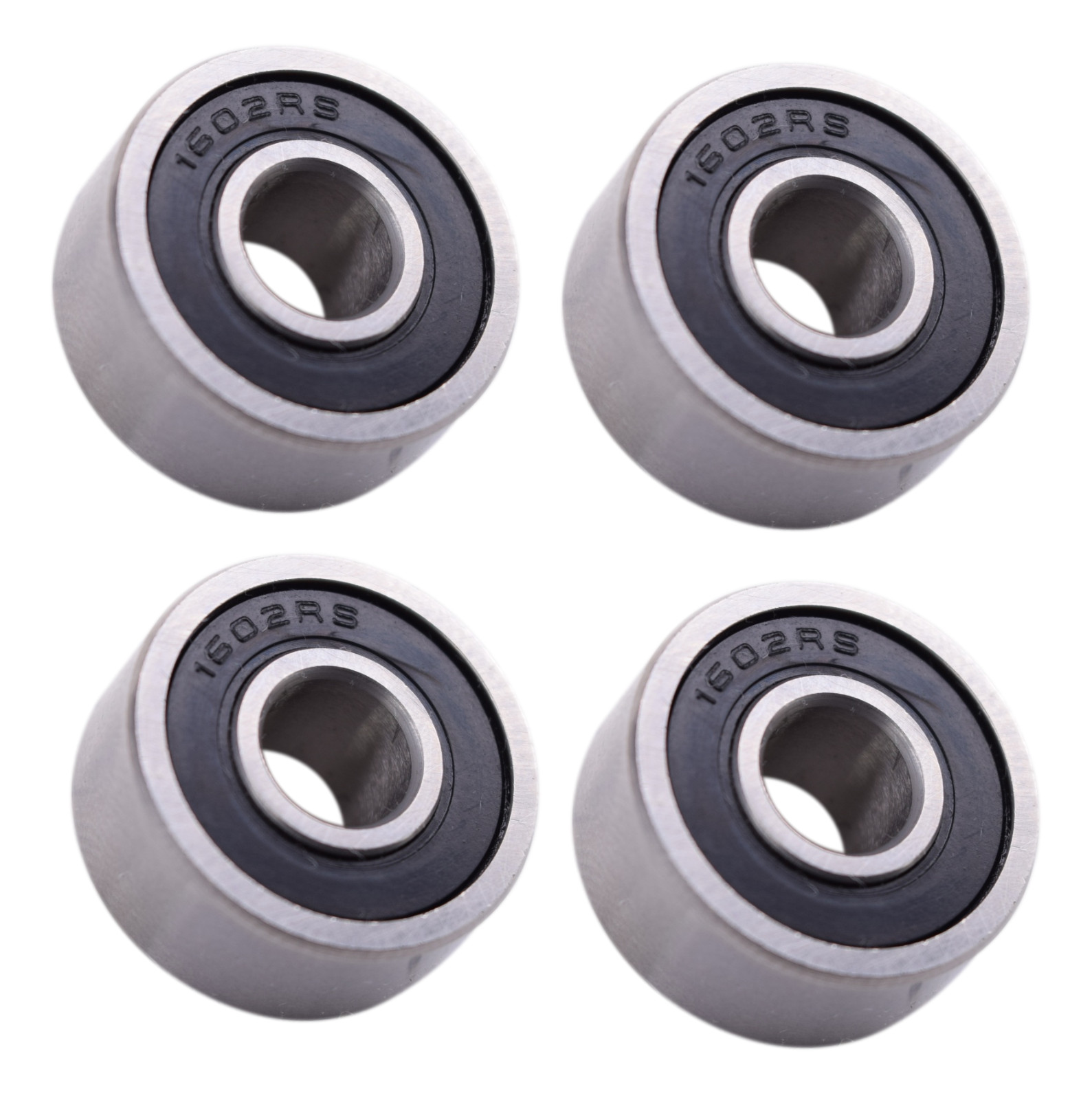 (4 Each) 1602-2RS Sealed Radial Ball Bearing 1/4 ID X 11/16 OD X 5/16 Wide