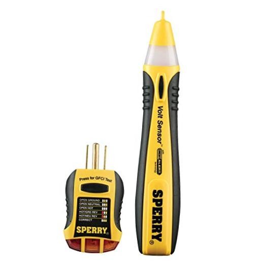 STK001 Non-Contact Voltage Tester (VD6504) & GFCI Outlet / Receptacle Tester