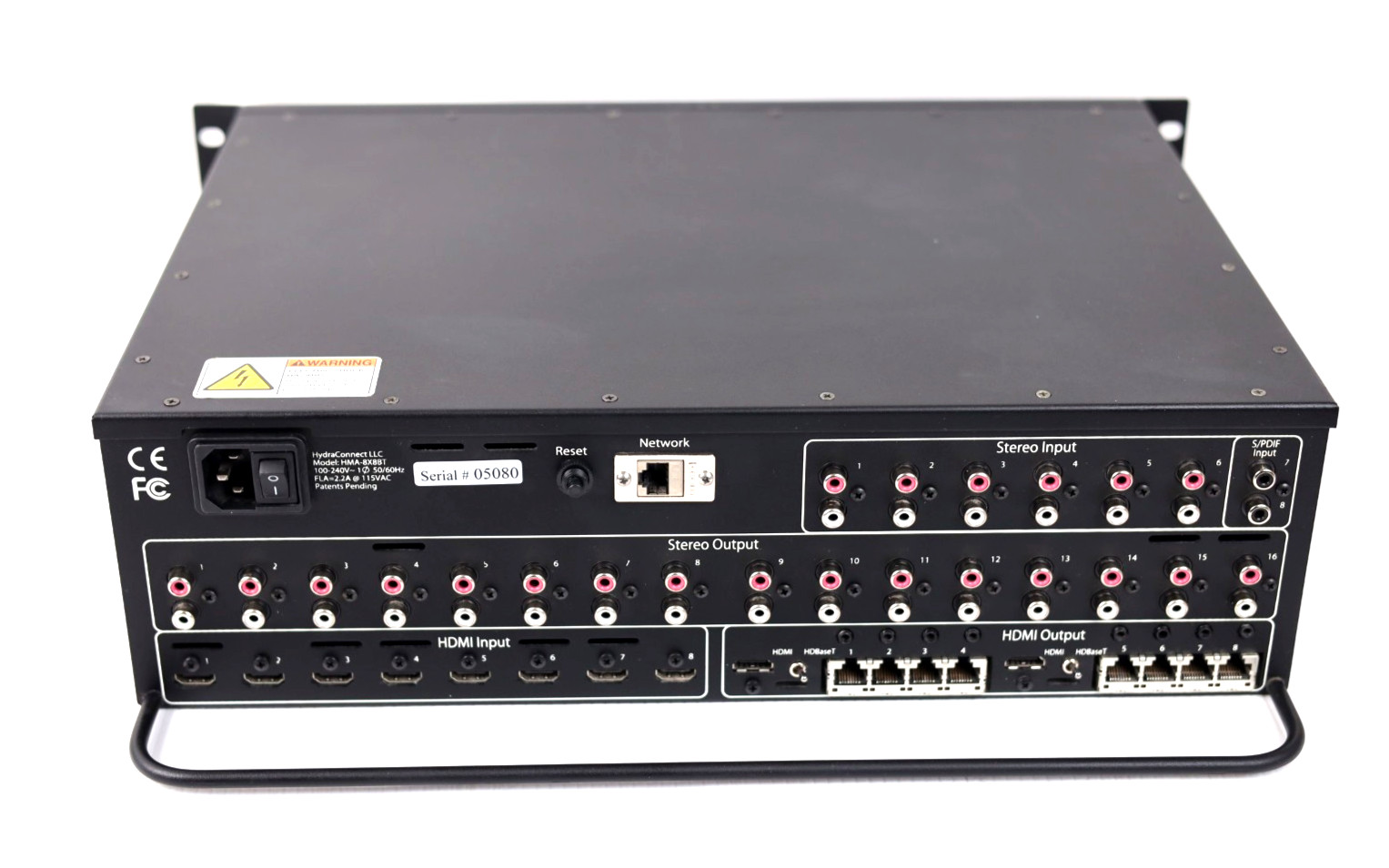 HydraConnect HMA-8x8BT HDMI Processor/ Matrix Switcher/ Switch w49