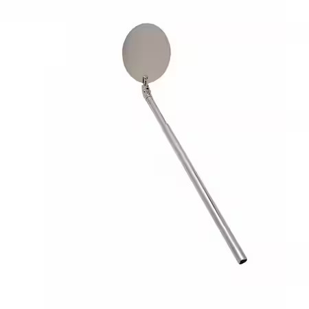 General Tools 5563 Inspection Mirror, Round, Metal, 9 3/4"-26"