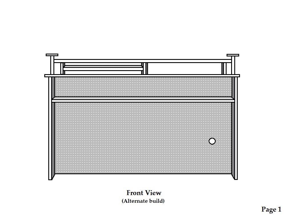 Studio Desk Plans (Plans To Build Only)