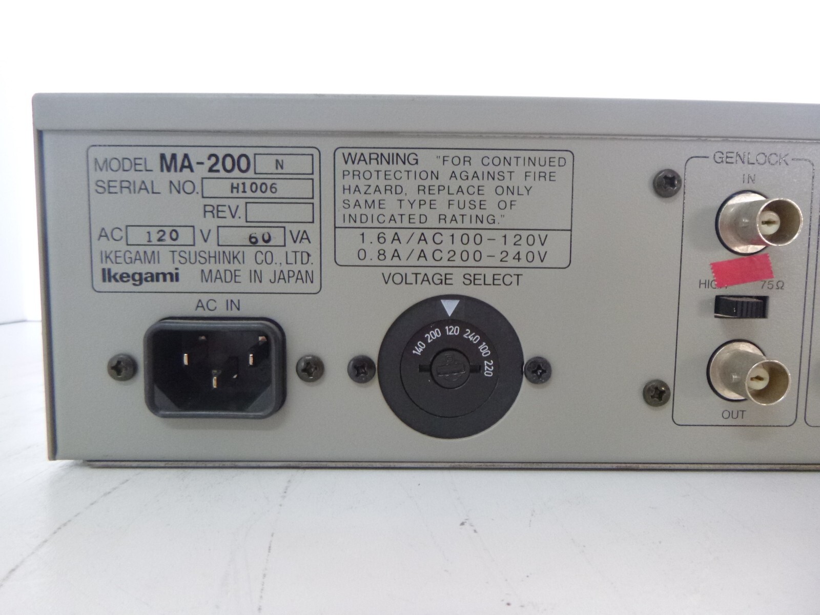 Ikegami MA-200-N Multicore Cable Adapter MA-200 - Rack Mount