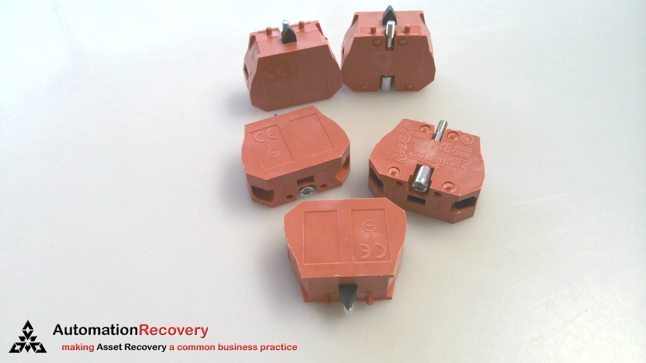 AUTOMATION DIRECT ECX1030-5 - 5 PIECE SET, RED CONTACT BLOCK, NEW* #309035
