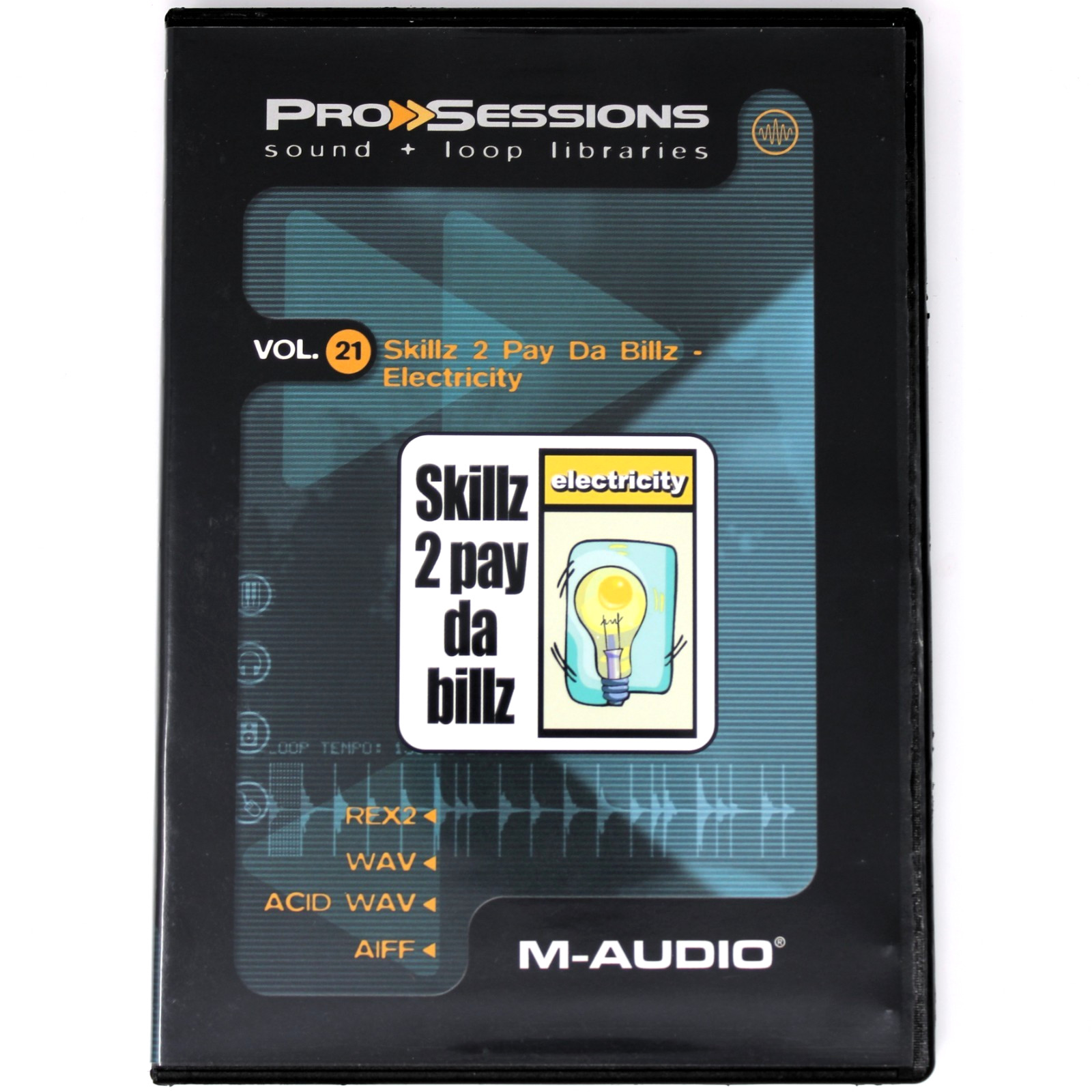 M-Audio Pro Sessions 21 Skillz 2 Pay Da Billz Electricity Sampling CD
