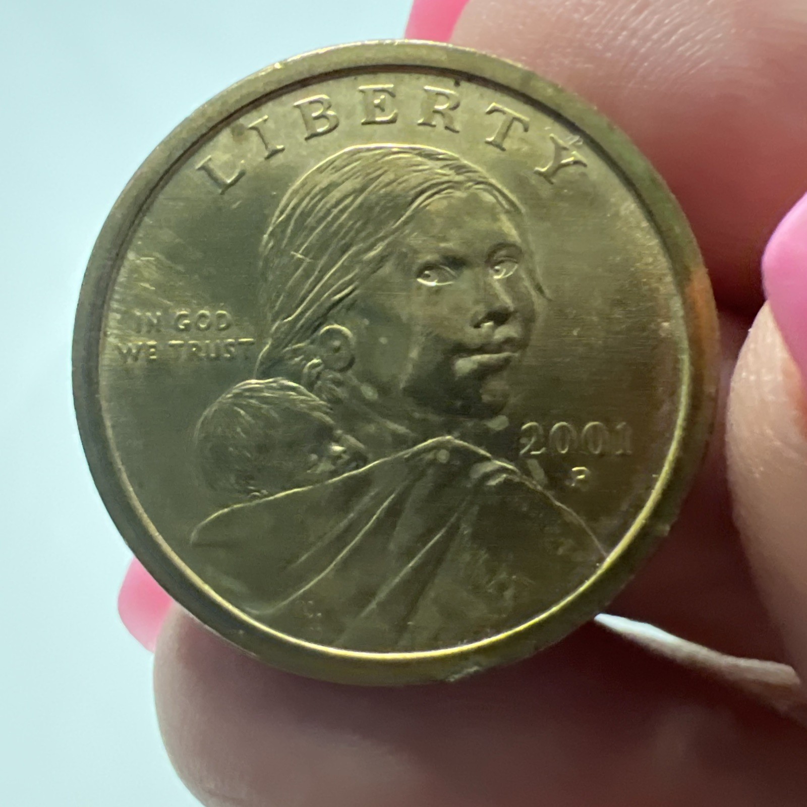 Sacagawea del año 2001 Coin