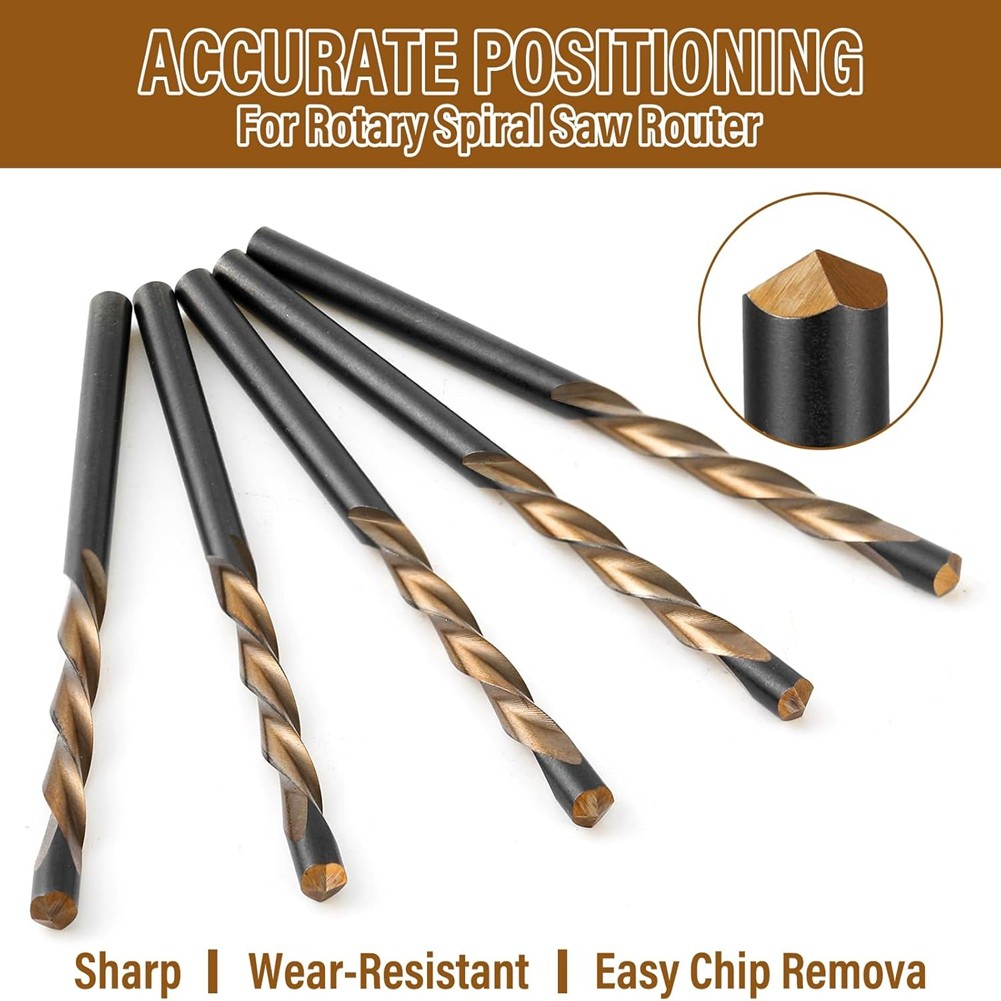 50pcs Drywall Drill Bits Pilot Point Cutting Drill Bits Diameter Drywall8513