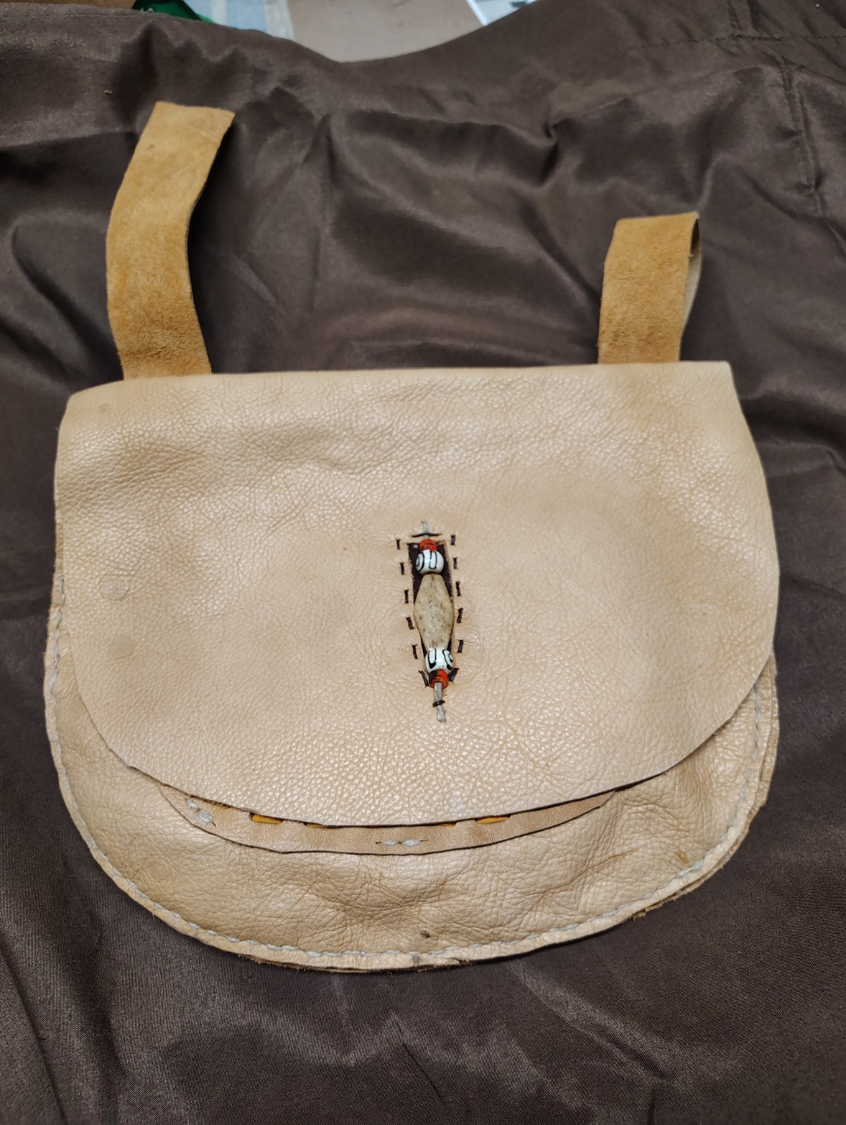 Mountain Man Rendezvous Double Pouch Belt Bag Elk Custom Made
