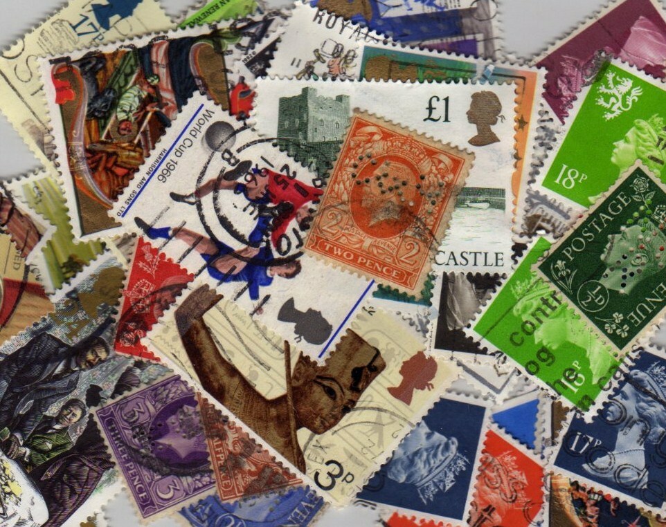 50 GB stamps - All Different Good Mix of eras - Used
