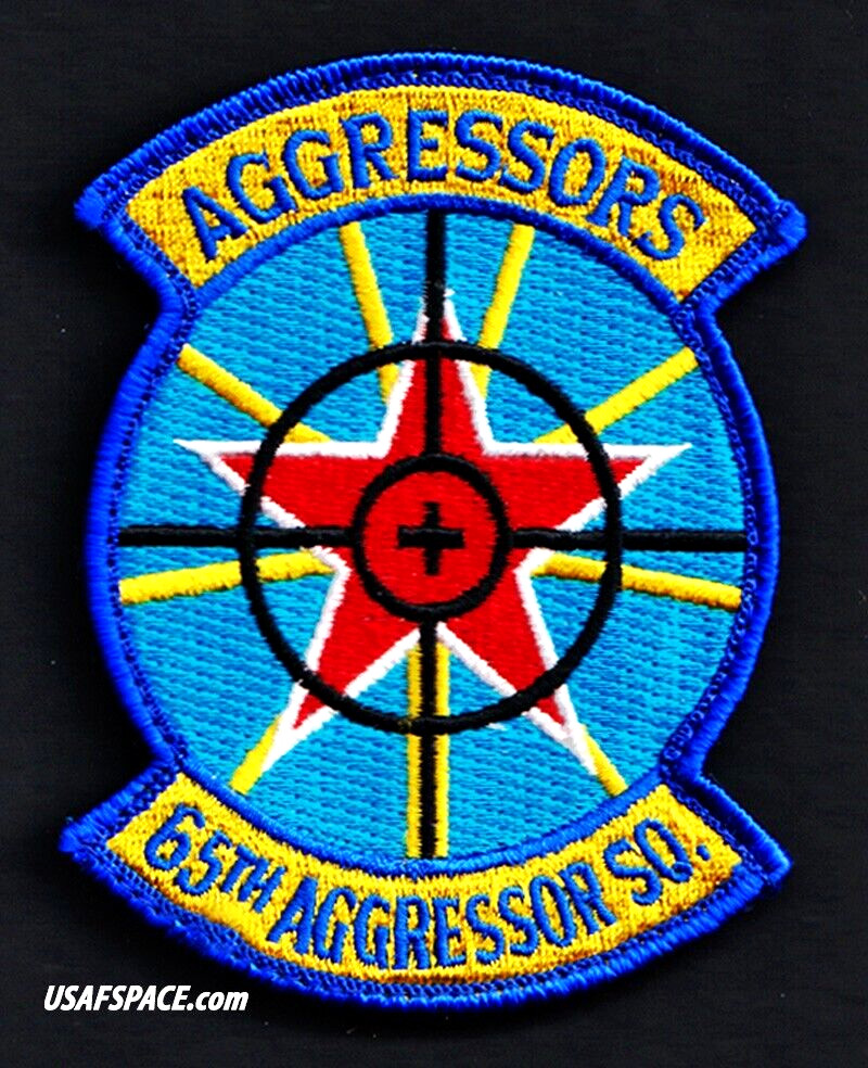 USAF 65th AGGRESSOR SQ-65 AGRS-F-35-AGGRESSORS-Nellis AFB, NV-ORIGINAL VEL PATCH