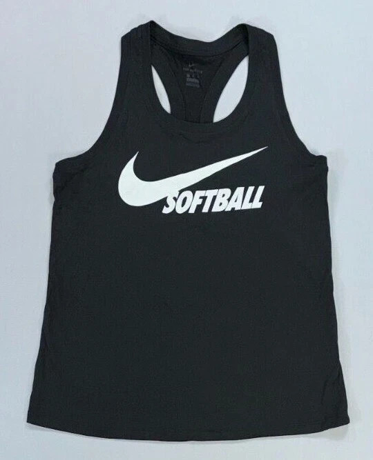 Women's Nike Dri-Fit Softball Anti-Odor Dry Standard Fit Tank Top NEW