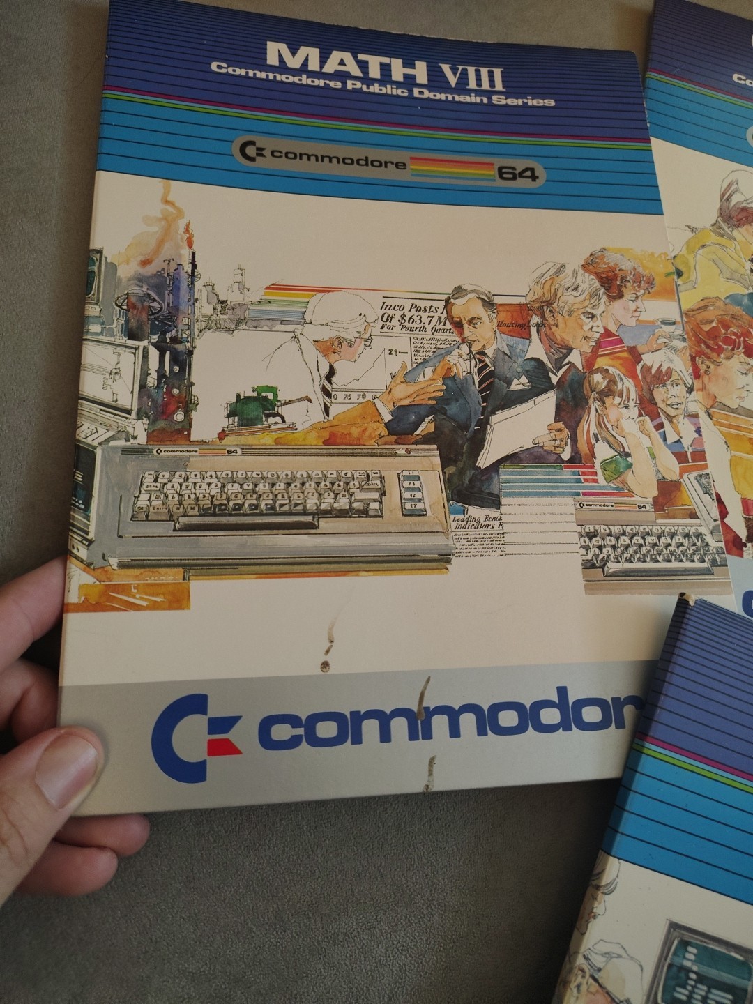 Commodore 64 Public Domain Series Math Viii Comp Science And Geography