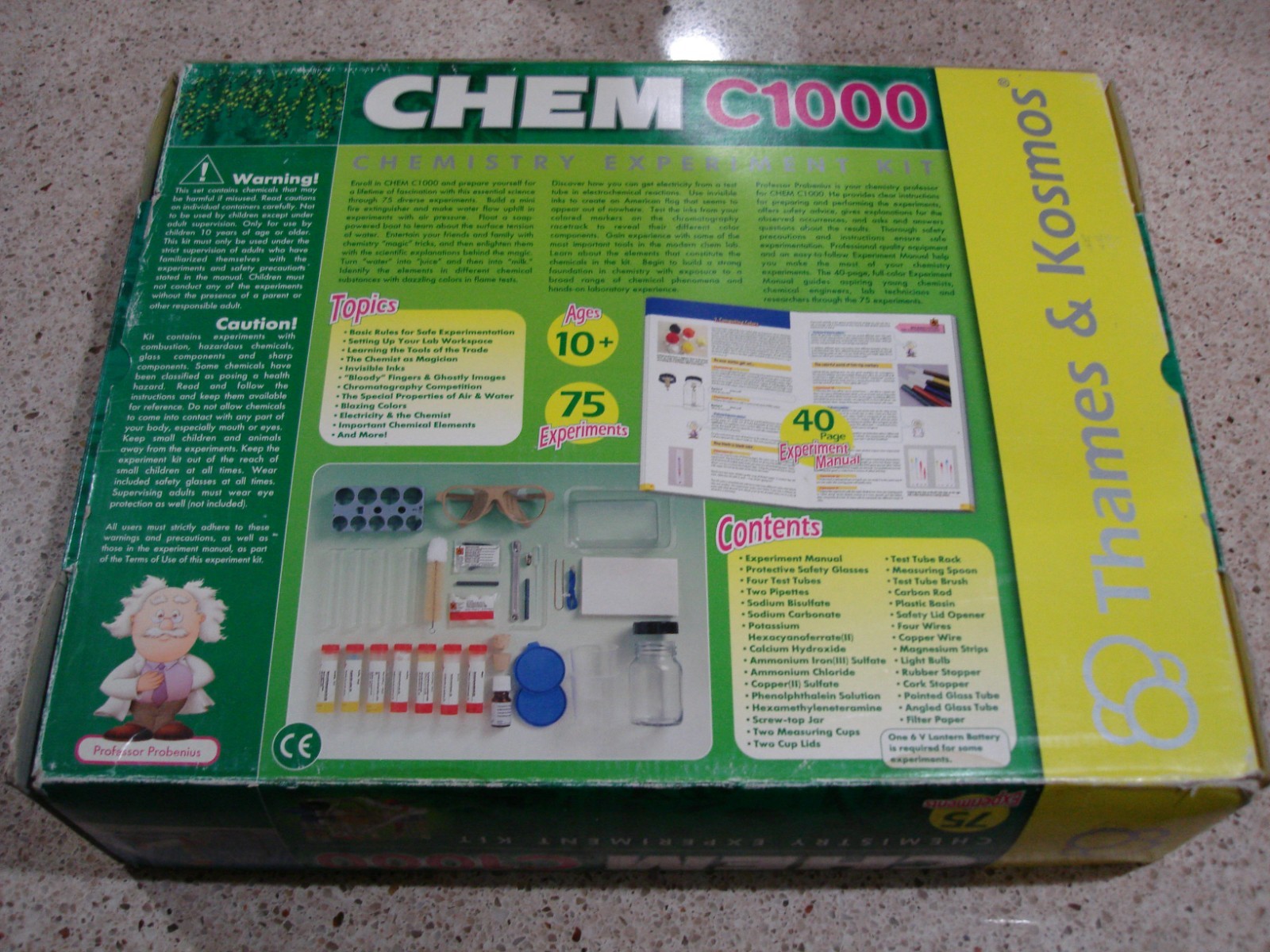NEW/SEALED Thames & Kosmos 640118 Chem C1000 Chemistry Experiment Kit