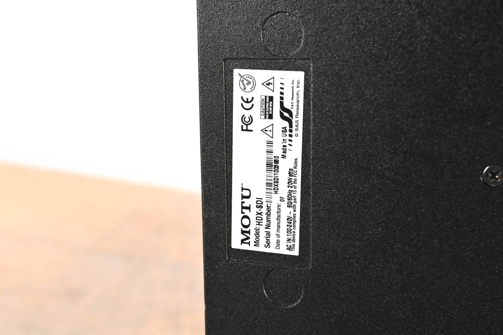 MOTU HDX-SDI PCI Express Video Interface CG01GDG