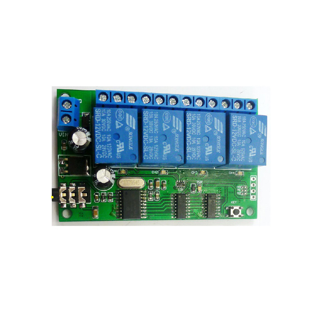 4 Channel Relay MT8870 DTMF Tone Signal Decoder Remote Control Relay Module