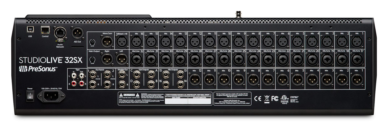 Presonus STUDIOLIVE 32SX Compact 32-Ch. 22-Bus Digital Mixer+Recording Interface