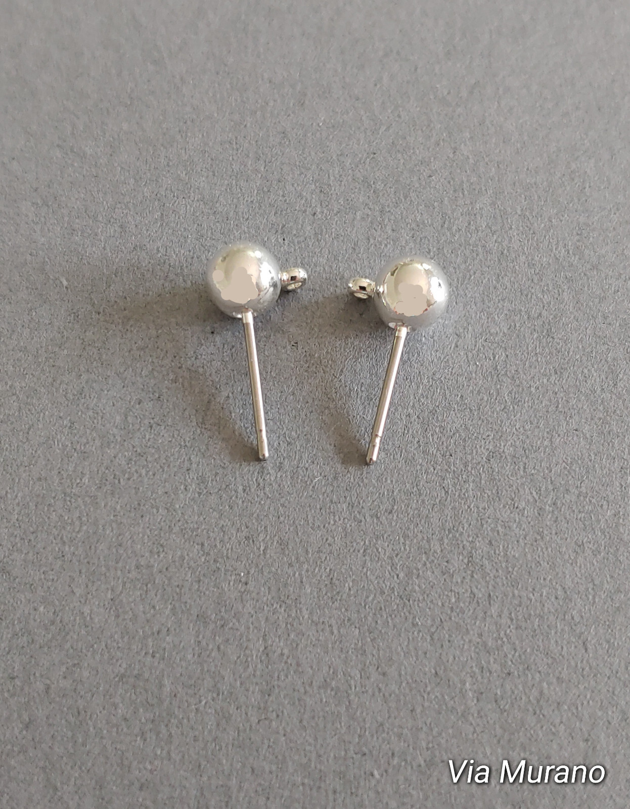 4mm Earring Post with Stainless Steel Post  Earrings Choose Finish. Made in USA.