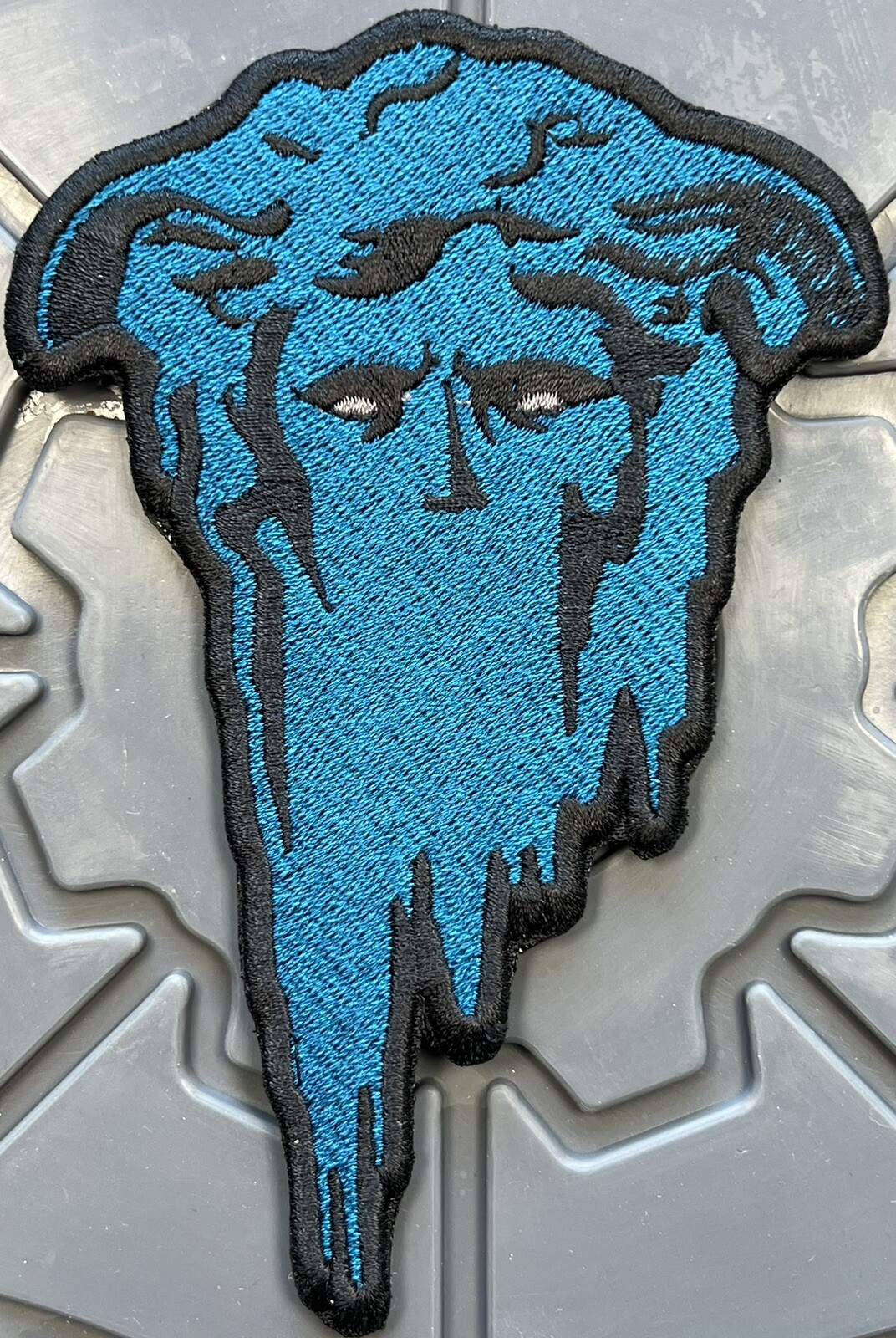 White Phosphor Medusa XL Blue Variant Patch Baja Echelon