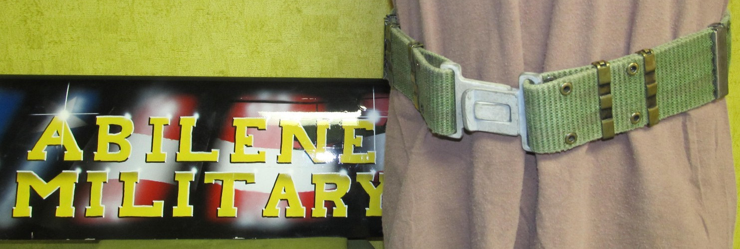 US Military ALICE LC-2 Pistol Web Belt Army Medium OD Green GRAY Buckle