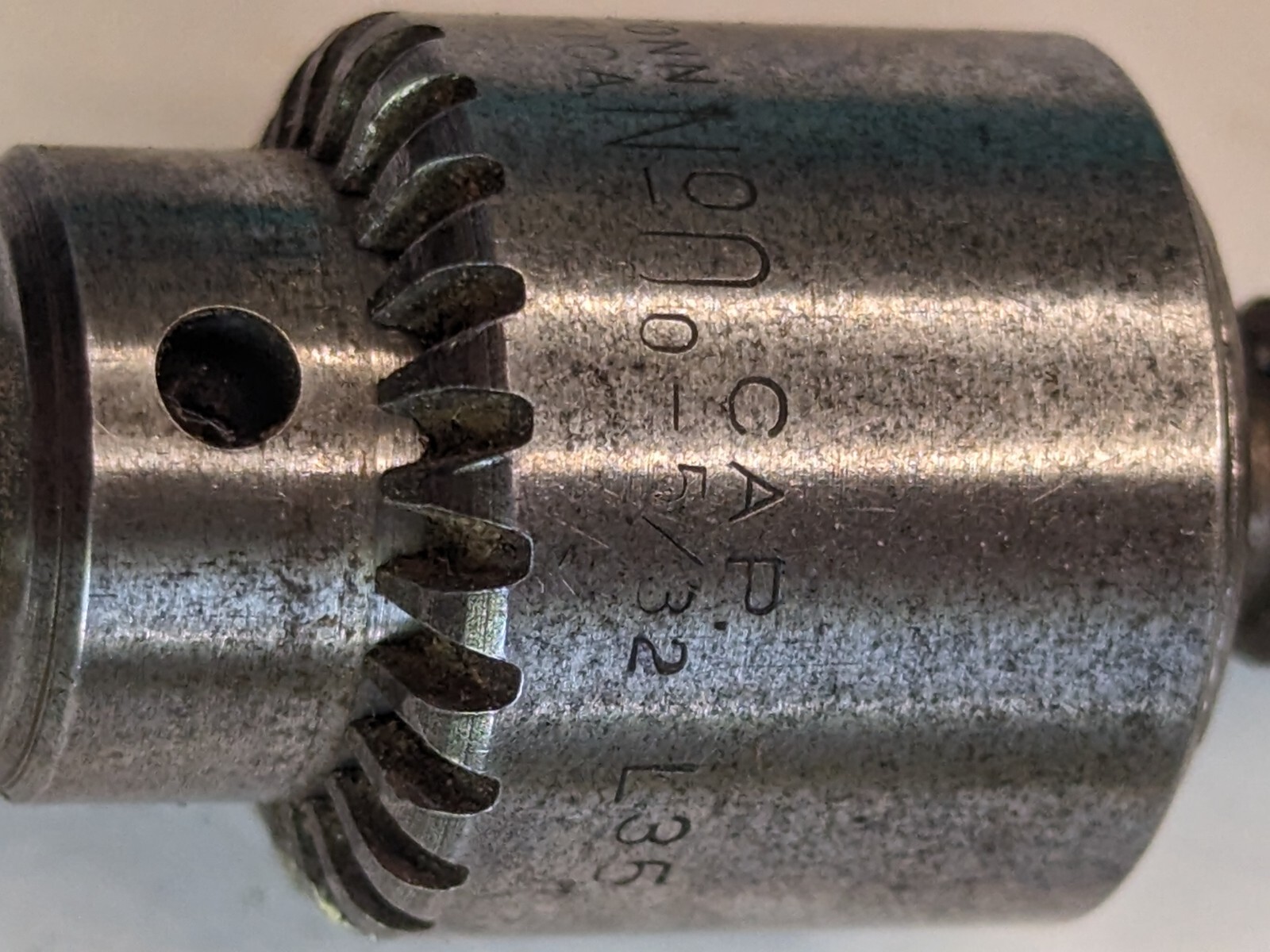 Vintage JACOBS Precision Miniature Drill Chuck No. 0 Jacobs 0-5/32" Cap.