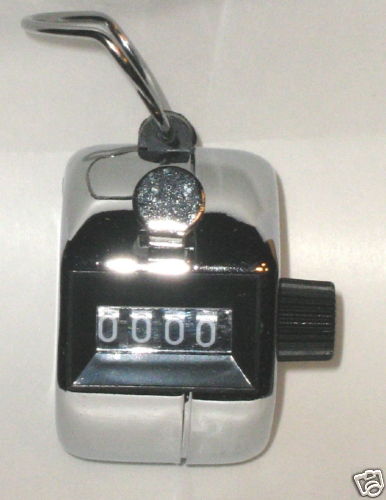 Metal tally counter hand cell golf clicker number score Free shipping from US