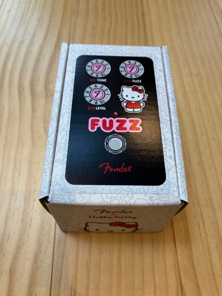 Fender x Hello Kitty Fuzz Black Guitar Effect Pedal Compact Effector Limited New