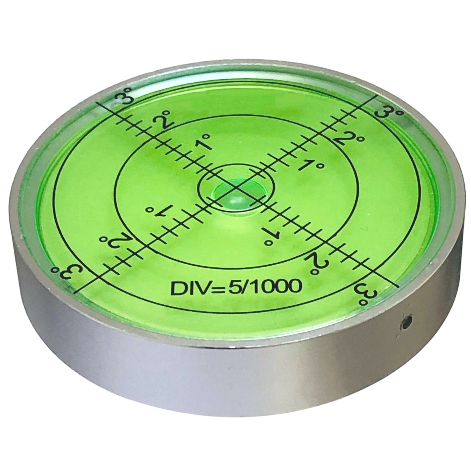 Aluminum Bullseye Round Precision Spirit Level 60mm Caravan