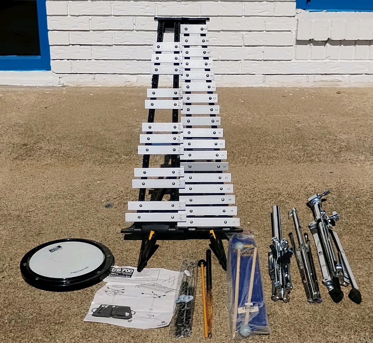 Xylophone CB700 Educational Percussion Kit by Kaman w/Bag! -LL