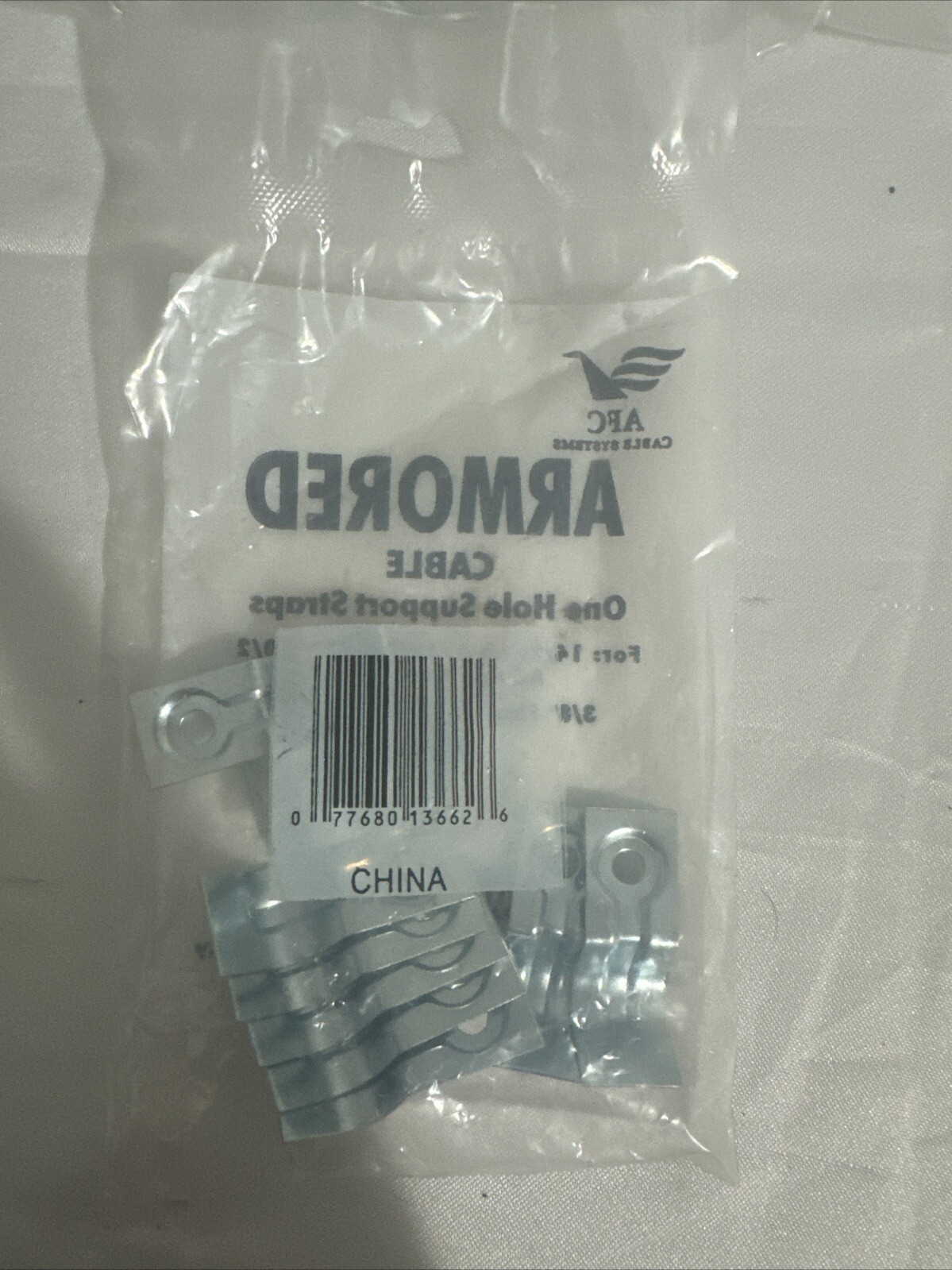 Lot 5 Pack - Armored Cable Support Straps 50 Pieces
