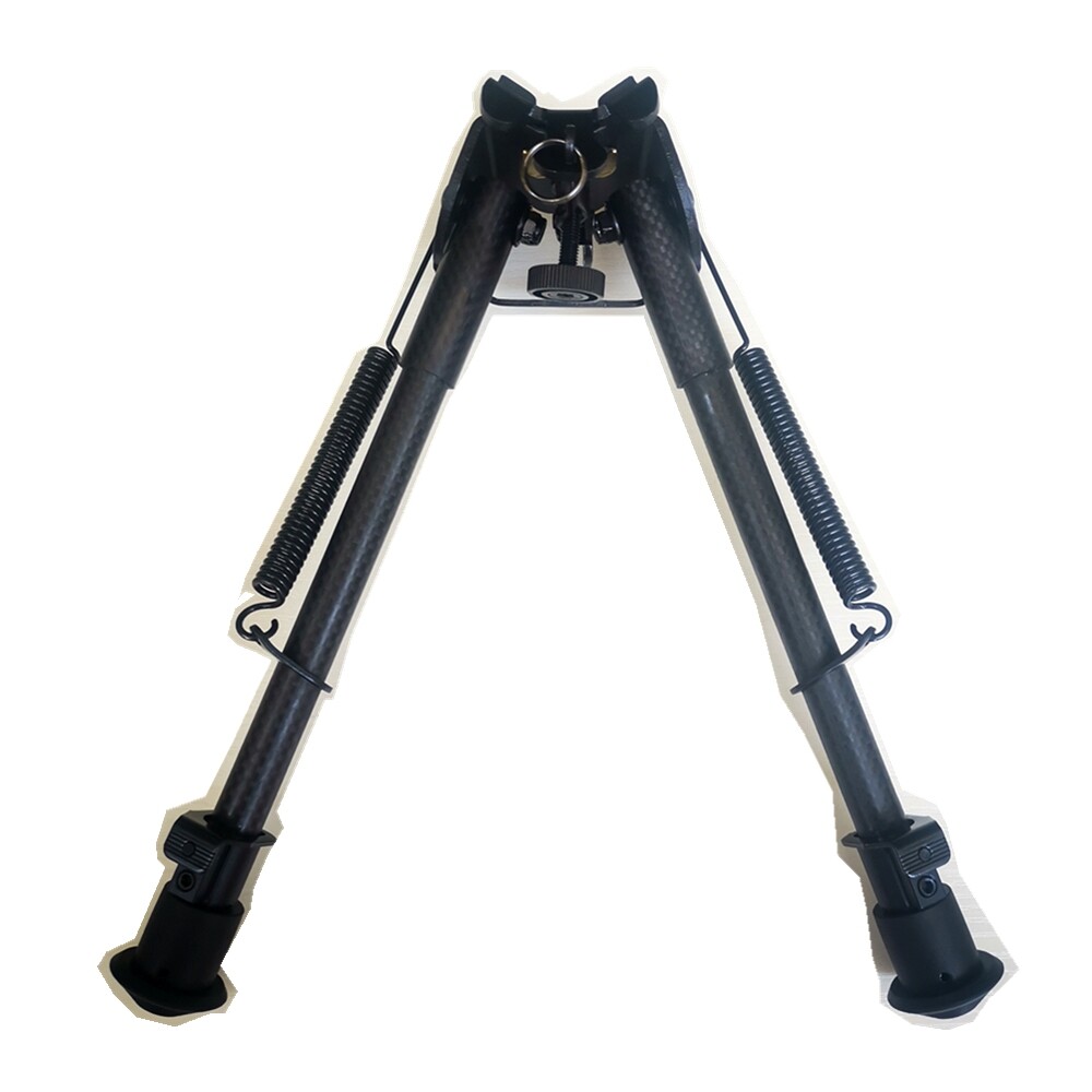 6" 9"13" Carbon Fiber Foldable Adjustable Spring Return Hunting Rifle Bipod