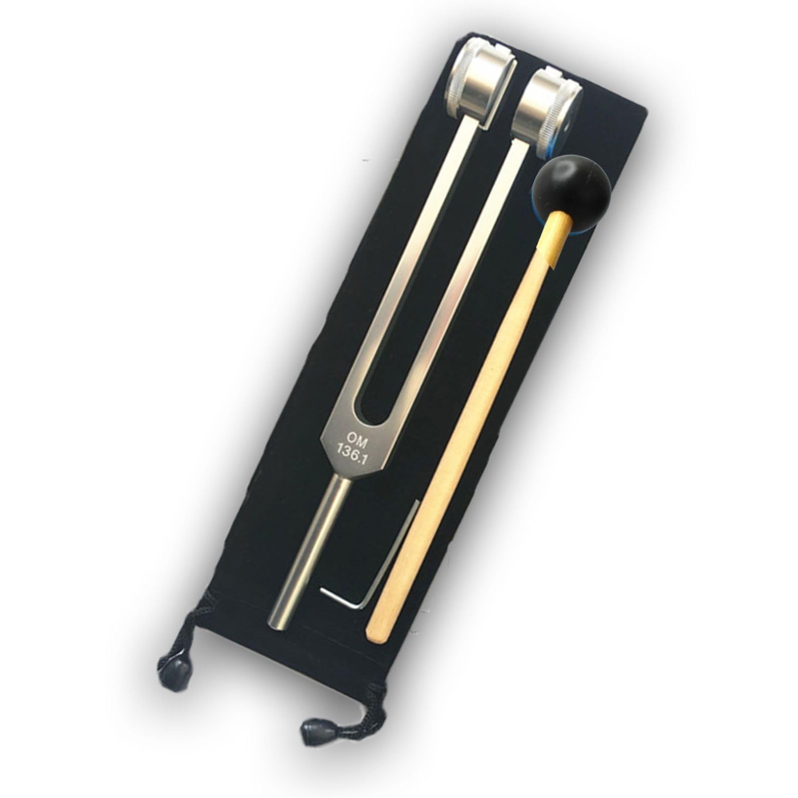 Biosonics Crystal Tuner 4096Hz Tuning Fork with Quartz Point and Mallet