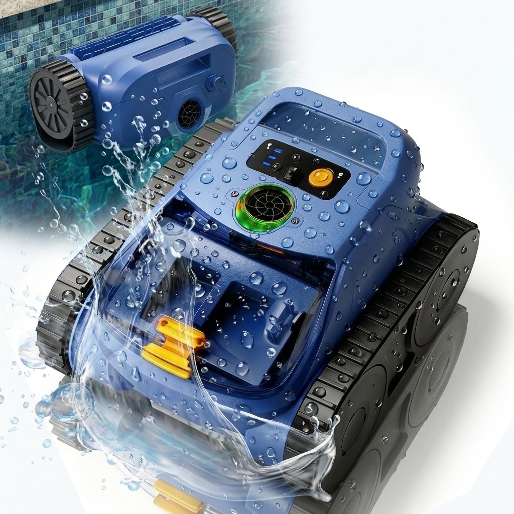 2026 New Automatic Pool Cleaner for Floor&Wall &Waterline Cleaning Inground Pool