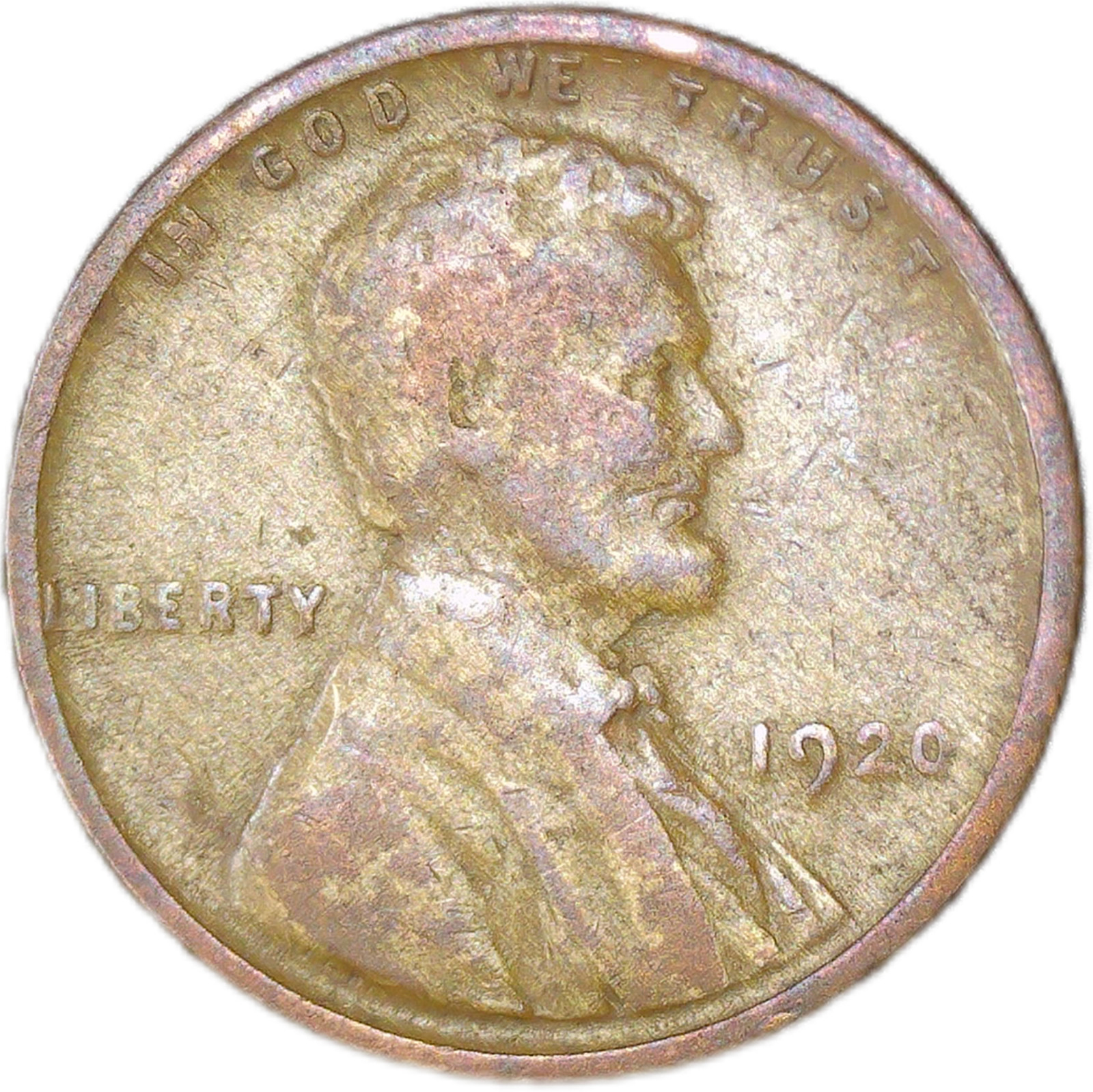 1920 - 'Woodie' Lincoln Wheat Cent FREE Shipping