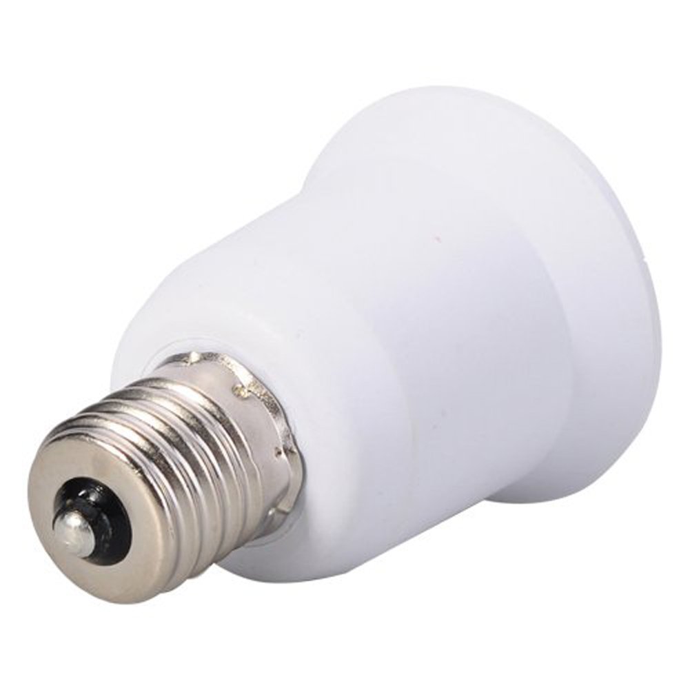 6pcs Intermediate base E17 to Standard Medium base E26/E27 Converter Adapter